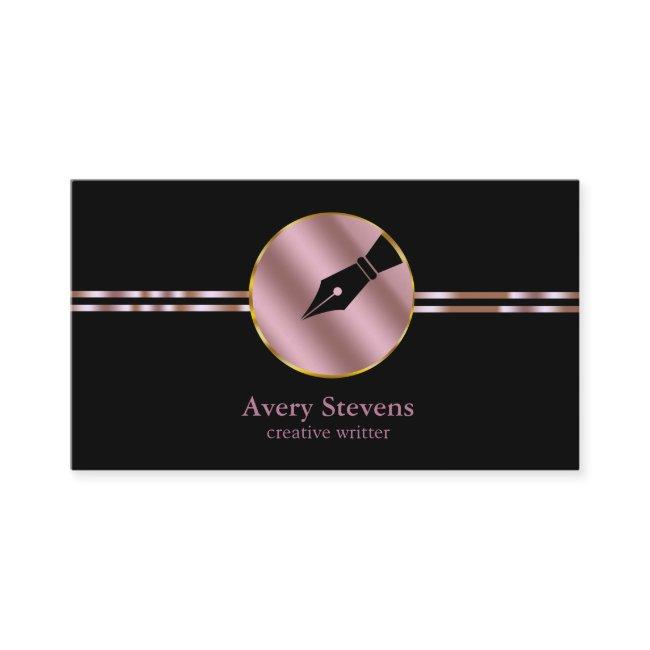 Creative Freelance Writer Calligraphy Nib Logo