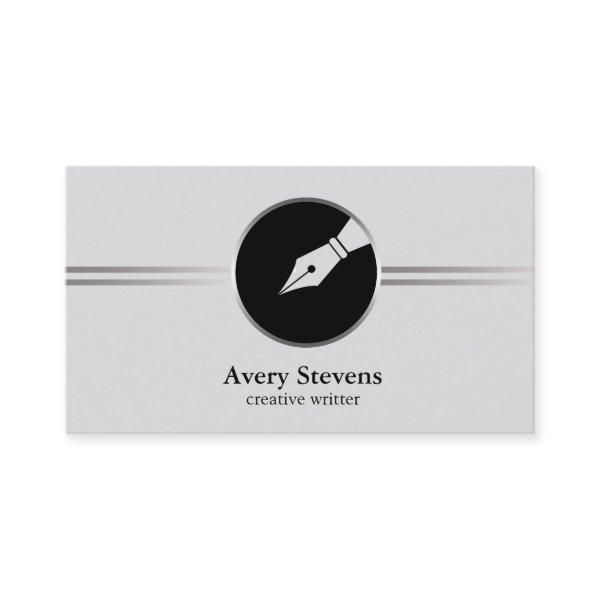 Creative Freelance Writer Calligraphy Nib Logo