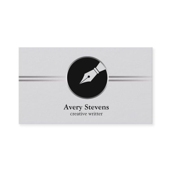 Creative Freelance Writer Calligraphy Nib Logo