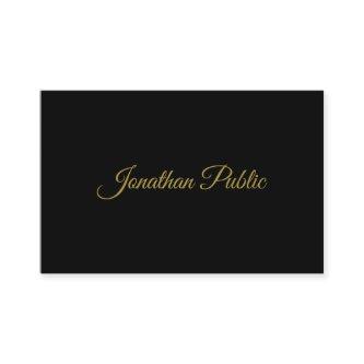 Creative Gold Handwritten Script Professional Chic