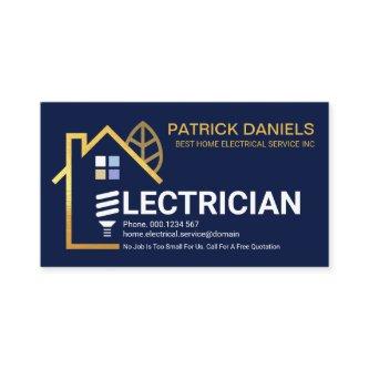 Creative Gold Home Electrician Signage