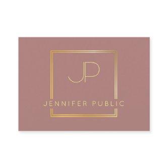 Creative Gold Monogram Modern Template Luxury