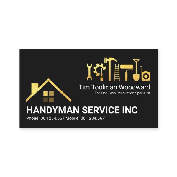 Creative Gold Rooftop Handyman Tools Renovation