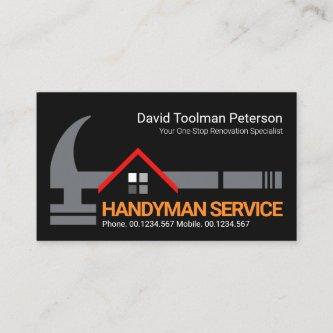 Creative Hammer Rooftop Handyman Tools Contractor