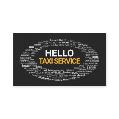 Creative Hello Language Greetings Private Driver