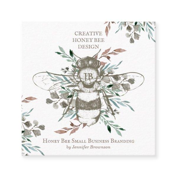 Creative Honey Bee Apiary Vintage Square