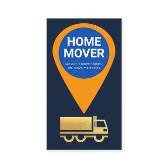 Creative Location Icon Home Moving Service