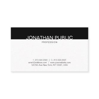 Creative Minimalist Black And White Trendy Plain