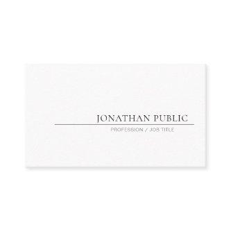 Creative Minimalist Design Elegant Plain Trendy