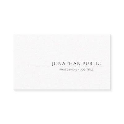 Creative Minimalist Design Elegant Plain Trendy