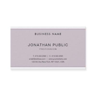Creative Minimalist Design Modish Purple Luxury