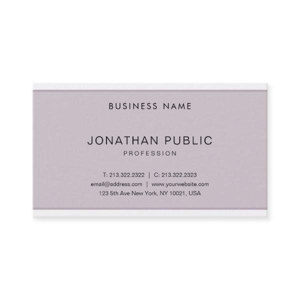 Creative Minimalist Design Modish Purple Luxury