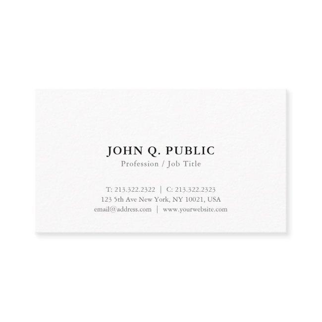 Creative Minimalist Modern Simple Elegant Trendy