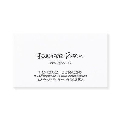 Creative Minimalist Template Freehand Script Cool