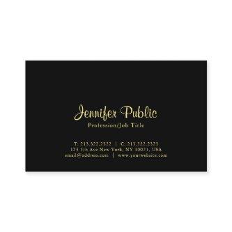 Creative Modern Elegant Black Professional