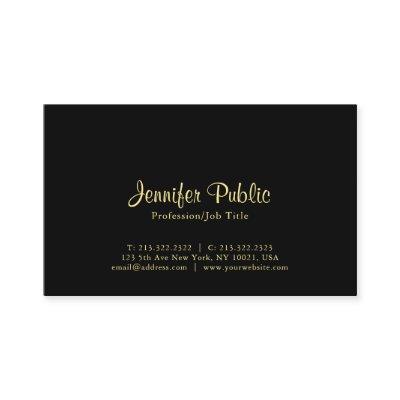 Creative Modern Elegant Black Professional