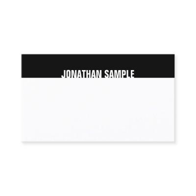 Creative Modern Elegant Black White Template B&W
