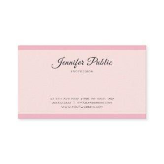 Creative Modern Elegant Pink Simple Template Top