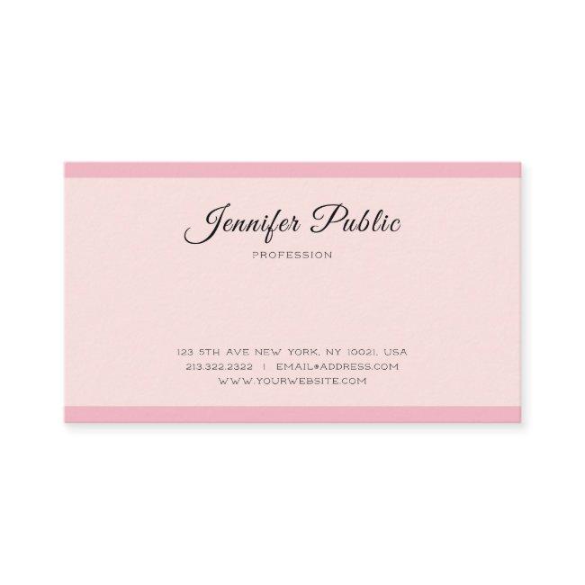Creative Modern Elegant Pink Simple Template Top