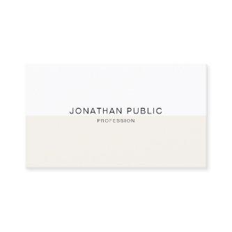 Creative Modern Minimalist Elegant Plain Simple