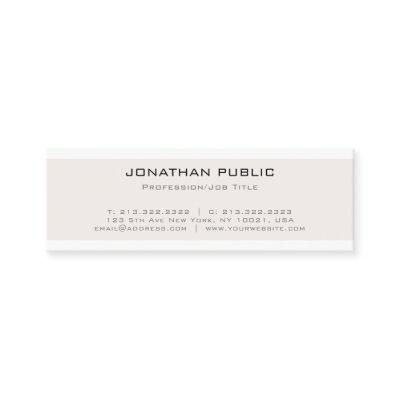 Creative Modern Minimalist Professional Simple Mini