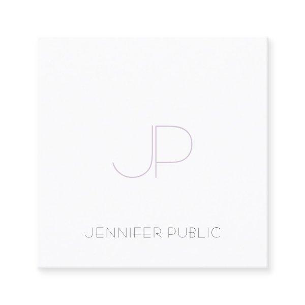 Creative Modern Monogram Design Trendy Elegant Square