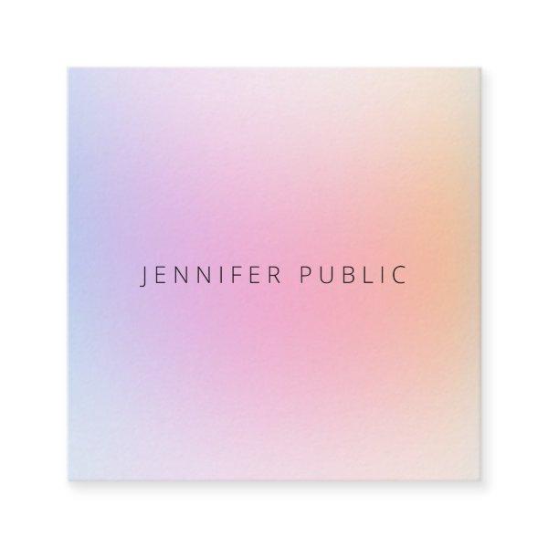 Creative Modern Simple Colorful Professional Plain Square