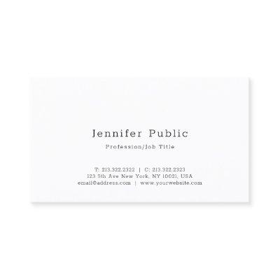Creative Modern Simple Elegant Minimalist Template