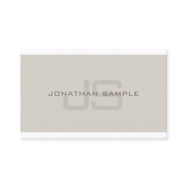 Creative Monogram Simple Professional Plain Luxury