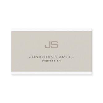 Creative Monogram Smooth Professional Plain Luxury