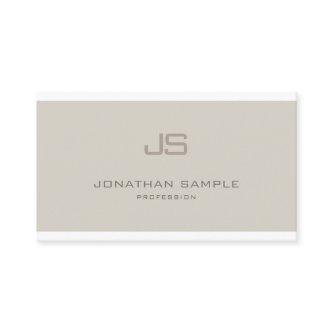 Creative Monogram Smooth Professional Plain Luxury