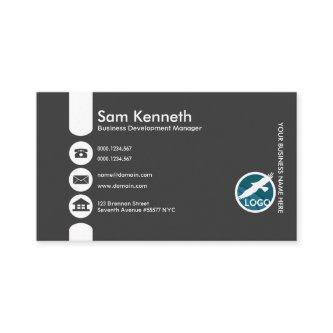 Creative Oversize Buttons Business Development Mgr