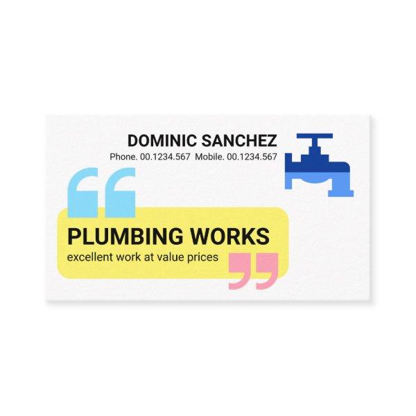 Creative Plumber Speech Box