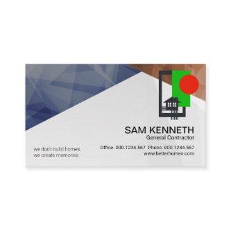 Creative Polygon Rooftop Building Contractor