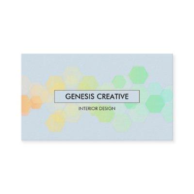 Creative Professional Honeycomb Gradient Blue
