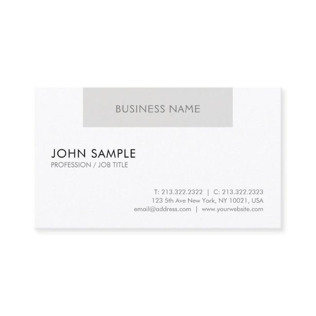 Creative Professional Modern Design Clean Plain