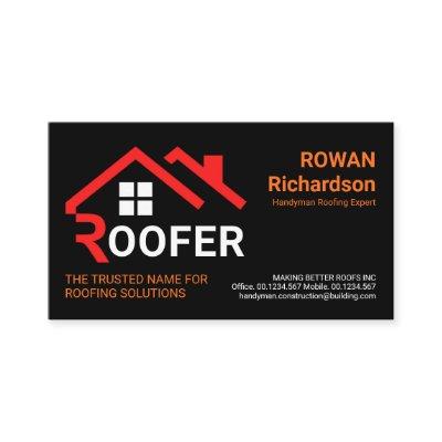 Creative Red Roof Signage Roofing