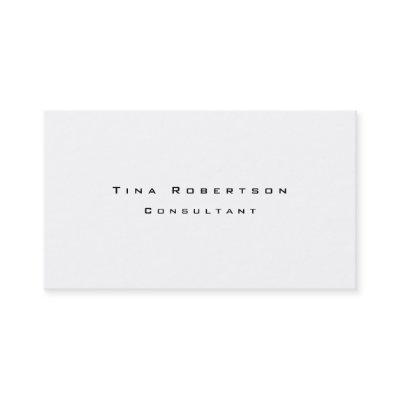 Creative Simple Plain White Minimalist Modern