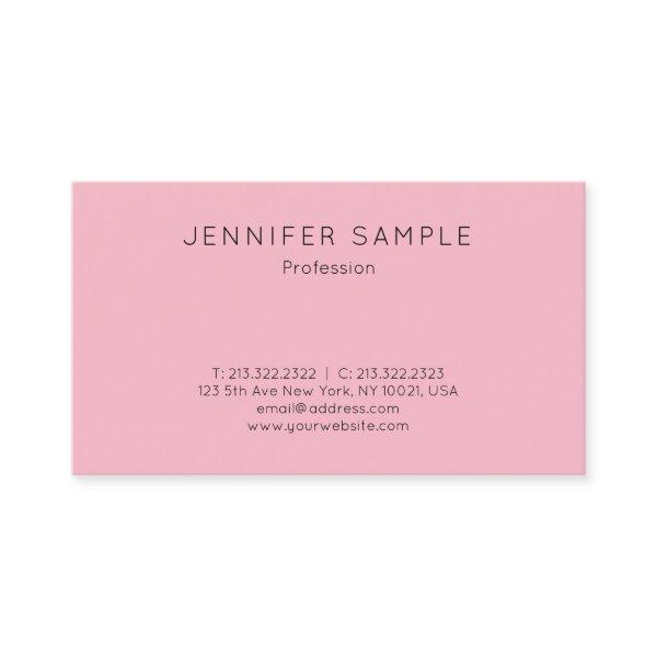 Creative Simple Professional Modern Elegant Pink