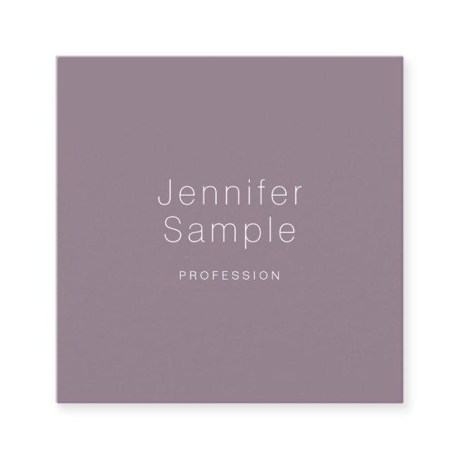 Creative Sleek Design Modern Plain Luxury Trendy Square