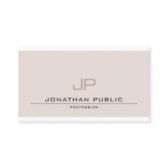 Creative Sleek Modern Elegant Trendy Monogrammed