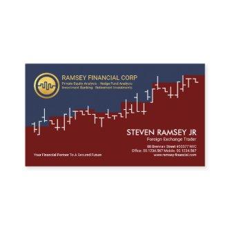 Creative Stock Share Index Graph, Trader