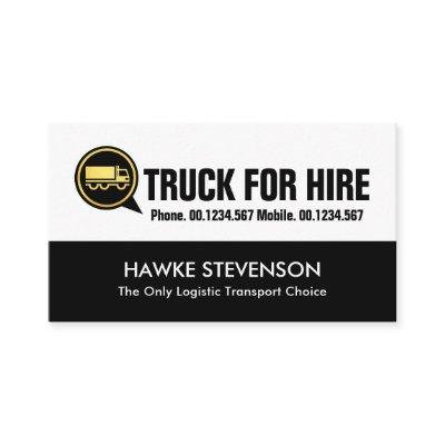 Creative Truck Speech Box Driving