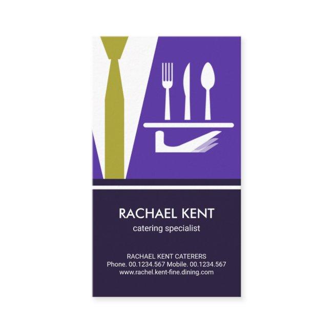 Creative Waiter Tuxedo Serving Plate Cutlery