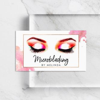 Creative Watercolor Eyebrows Microblading