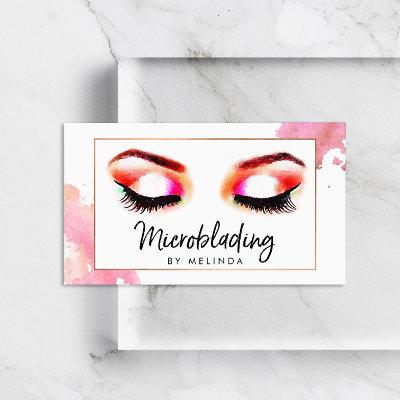 Creative Watercolor Eyebrows Microblading