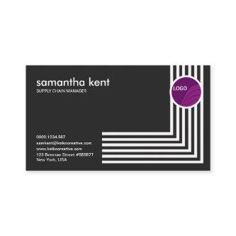 Creative White Right Angles Supply Chain Manager