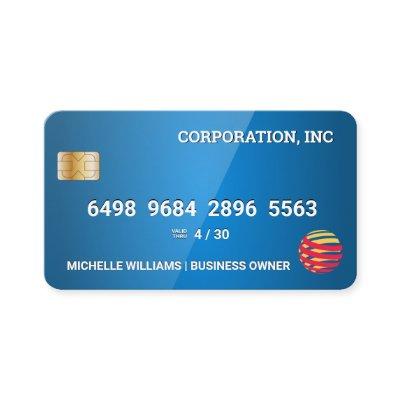 Credit Card | Glossy Blue