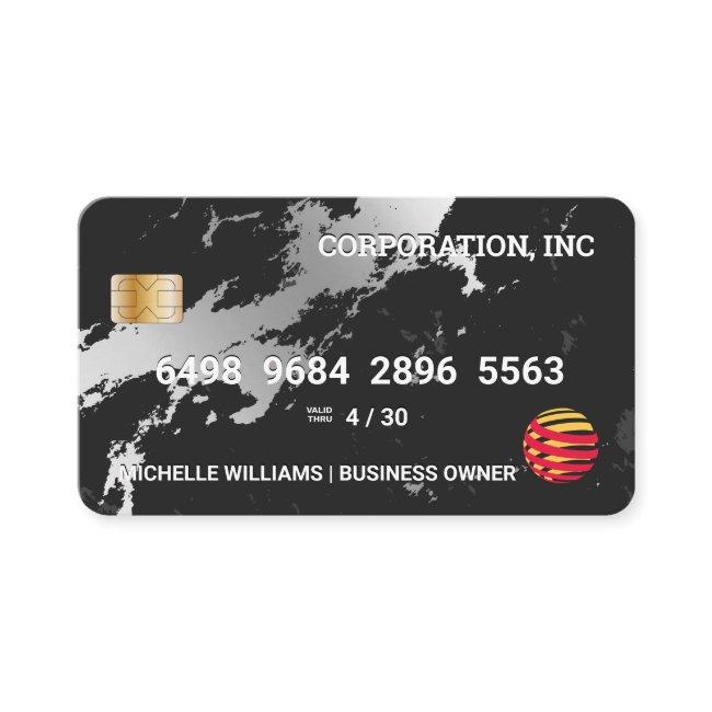 Credit Card | Metallic | Marble