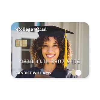 Credit Card Photo Graduation Name Card